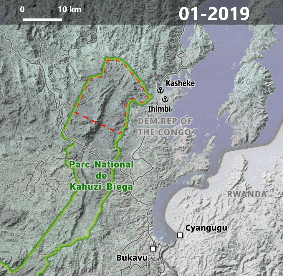 Kahuzi-Biega NP Deforestation