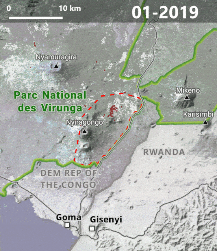 Virunga NP Deforestation
